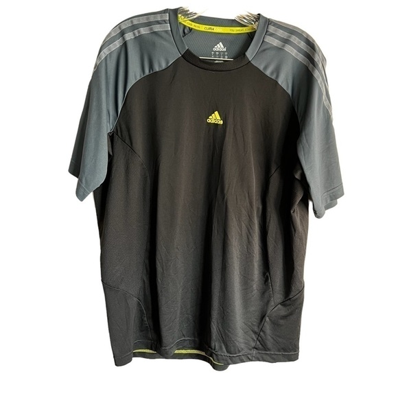 Adidas Climacool Black Blue Outdoor Shirt - Picture 1 of 10